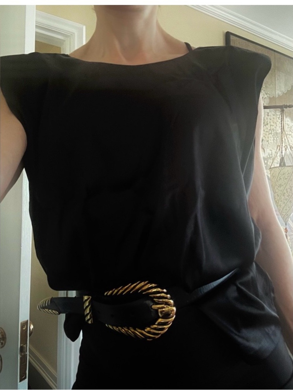 2 silk shell blouses